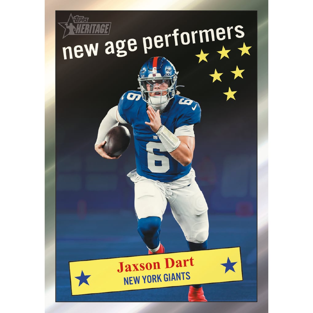 Real Topps Box Set 2026 Topps Heritage Football Factory Sealed Mega Box