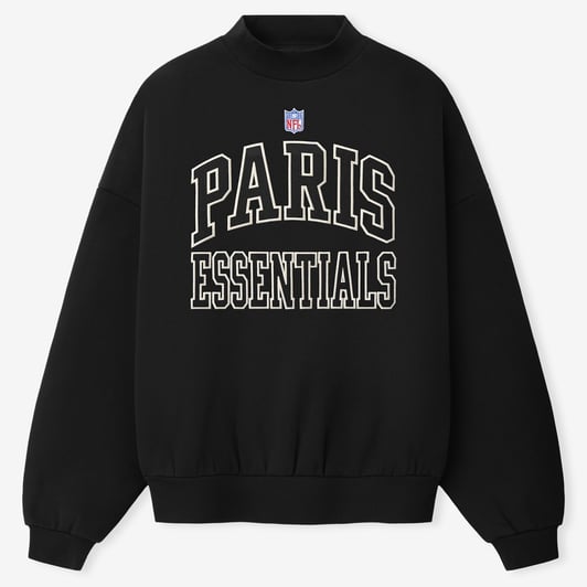 Fear of God NFL Paris Boxy Sweatshirt - Heather Black