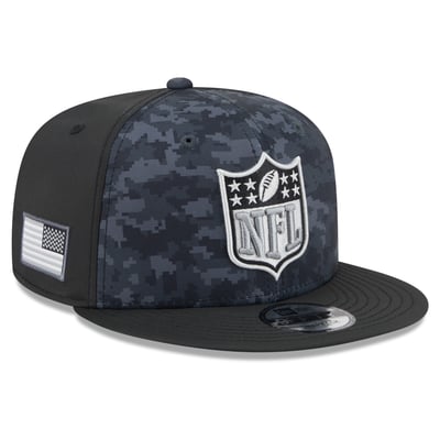 NFL New Era 2026 Salute To Service 9FIFTY Snapback Hat - Black