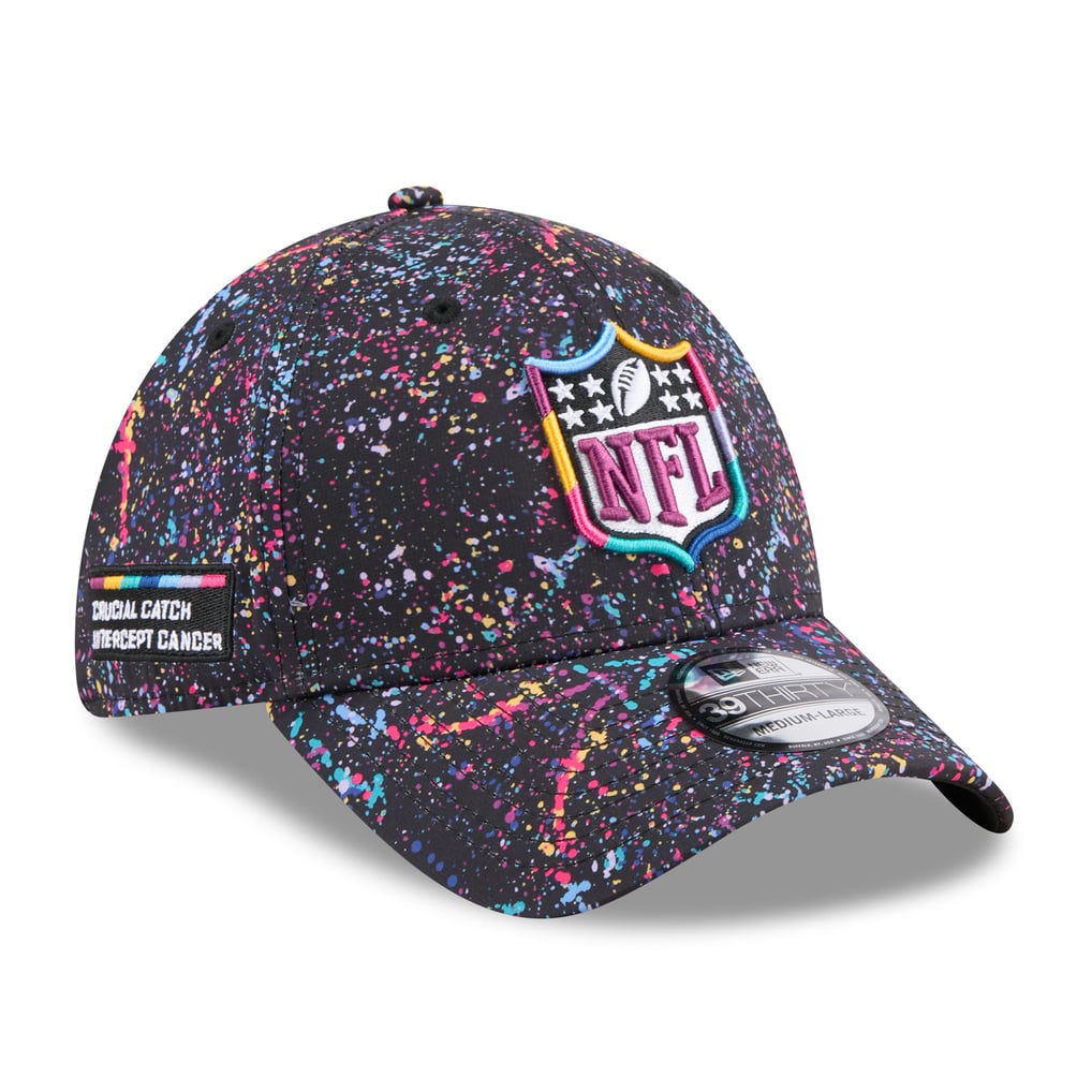 Shield Logo New Era 2025 NFL Crucial Catch 39THIRTY Flex Hat - Black