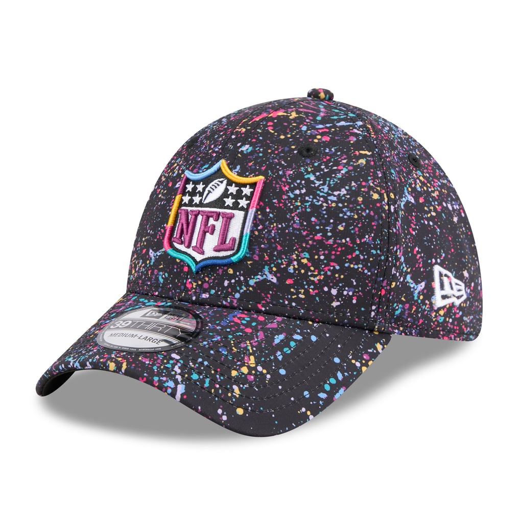  Shield Logo New Era 2025 NFL Crucial Catch 39THIRTY Flex Hat - Black