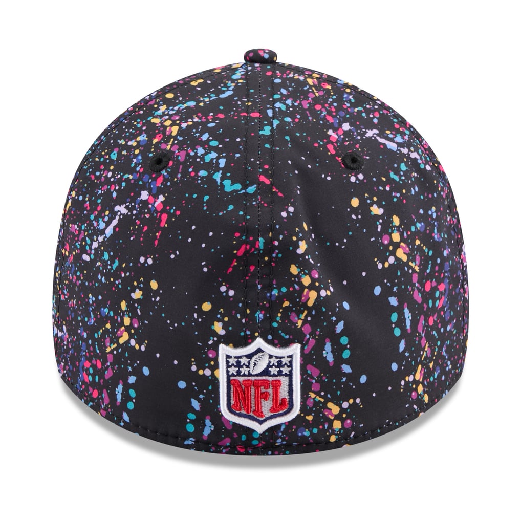  Shield Logo New Era 2025 NFL Crucial Catch 39THIRTY Flex Hat - Black
