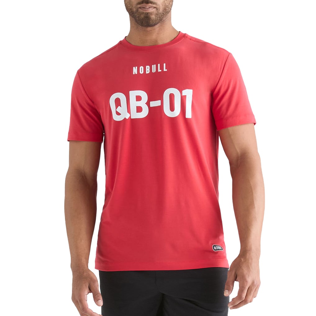 NOBULL 2024 NFL Combine QB1 T-Shirt - Red