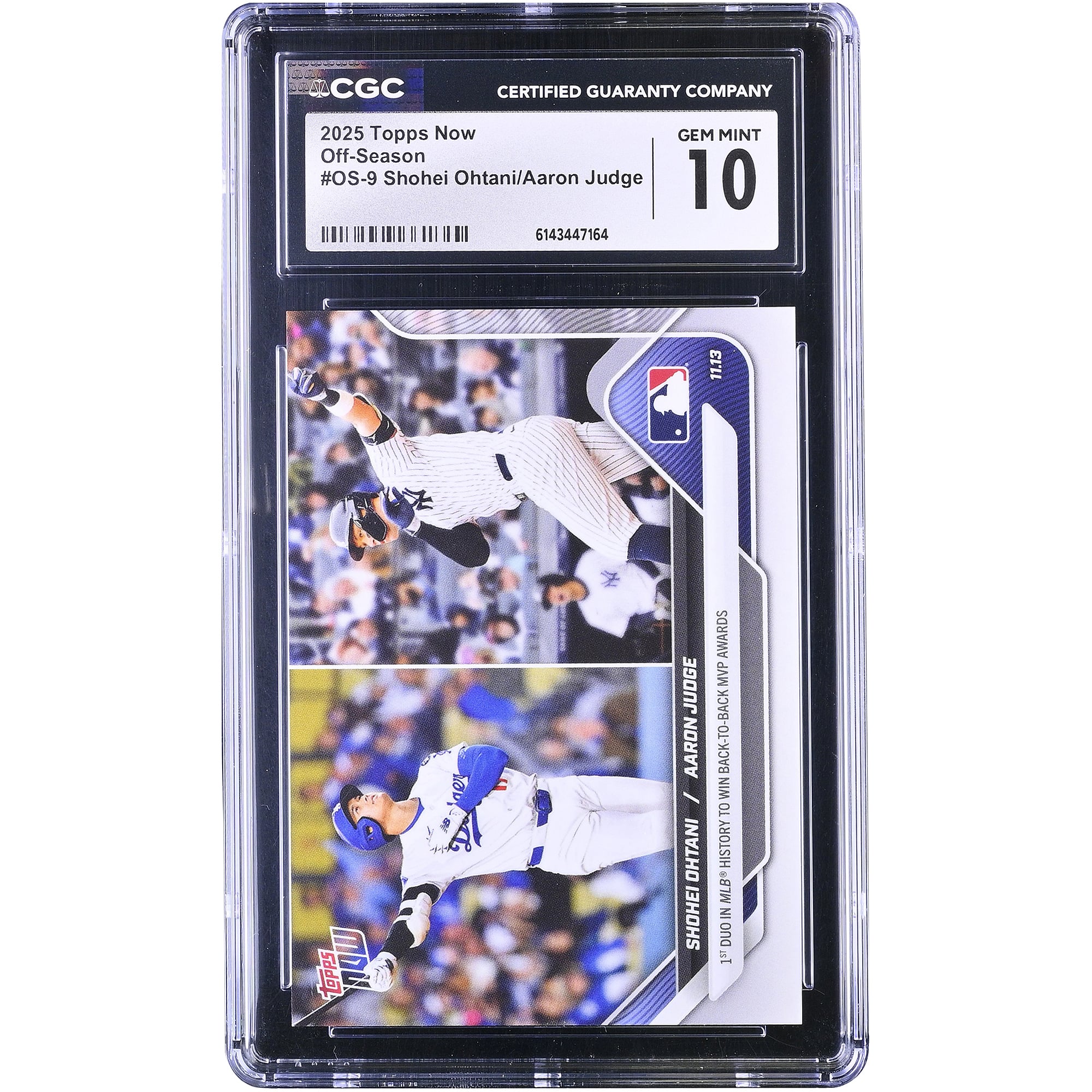 Shohei Ohtani & Aaron Judge 2025 Topps Now 1st Duo in MLB History 
