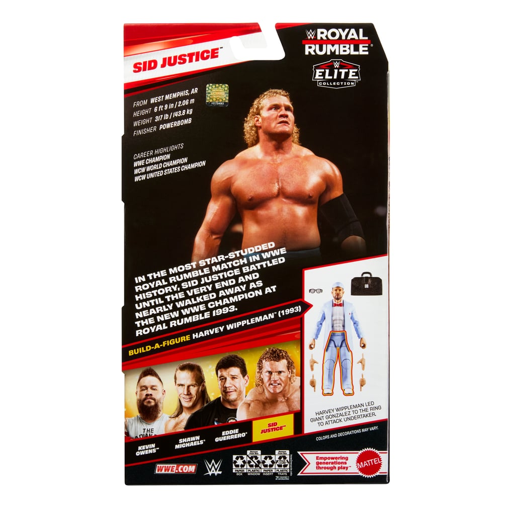 Sid Justice WWE Mattel 2027 Royal Rumble Elite Collection Action Figure 
