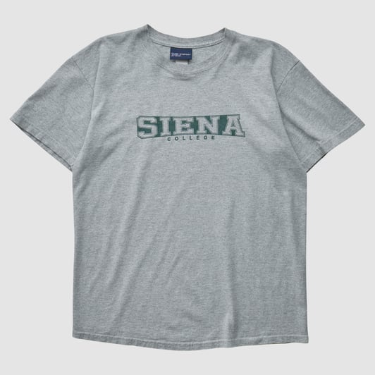 Siena Saints MV Sport 2000s T-shirt - Heather Gray - S by Fanatics Real Vintage