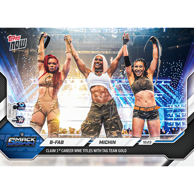 B-Fab and Michin - 2026 WWE Topps NOW® - Card 113