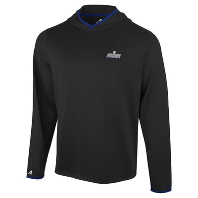 SmackDown Antigua Brink Long Sleeve Hoodie T-Shirt - Black/Royal