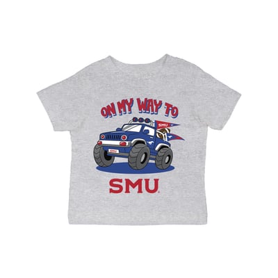 SMU Mustangs Vive La Fete Infant On My Way T-Shirt - Gray