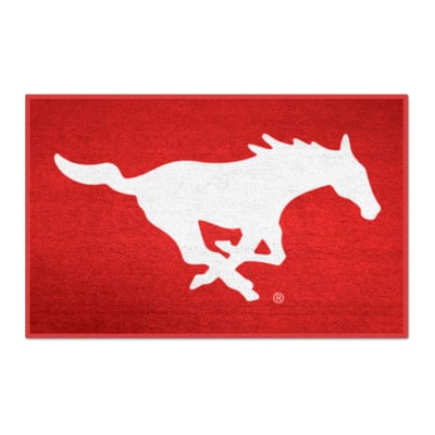 SMU Mustangs Logo Brands 19" x 30" Starter Mat