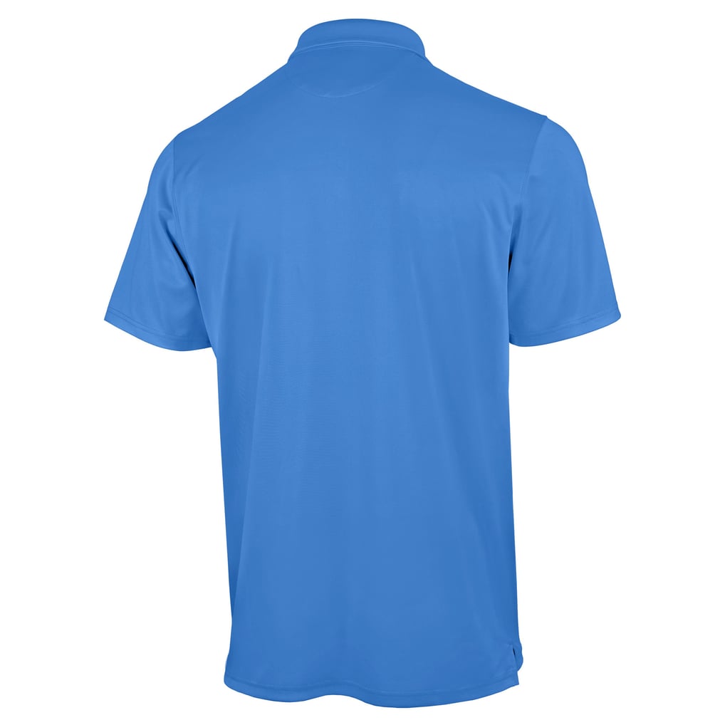 SMU Mustangs Antigua Unshakable Solid Polo - Powder Blue