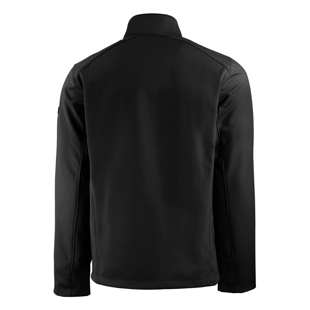  SMU Mustangs Cutter & Buck Evoke Eco Softshell Recycled Full-Zip Jacket - Black