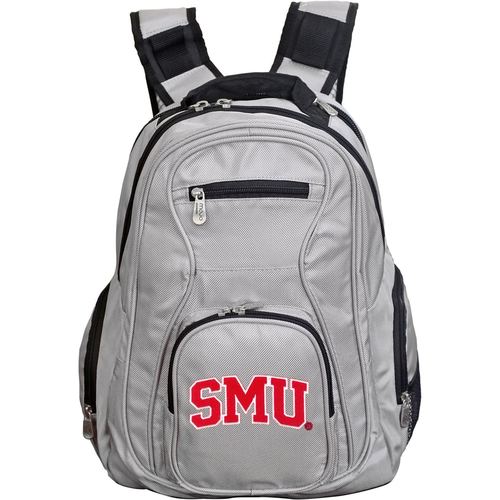 SMU Mustangs MOJO Backpack Laptop - Gray