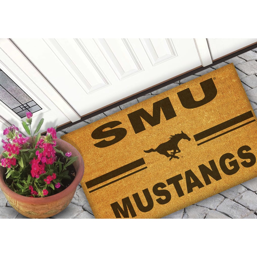 SMU Mustangs 18" x 30" Team Logo Doormat