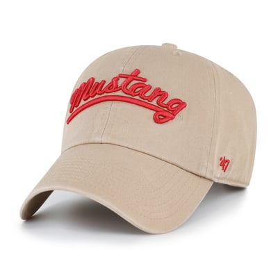  SMU Mustangs '47 Unisex Vault Clean Up Adjustable Hat - Khaki