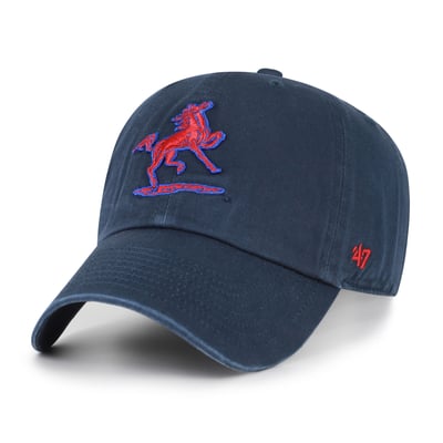  SMU Mustangs '47 Unisex Vault Clean Up Adjustable Hat - Navy