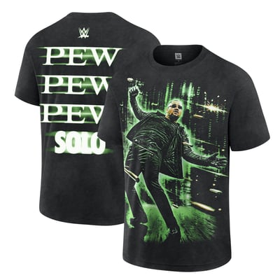 Solo Sikoa Dodging Warning Shots Boxy T-Shirt - Black