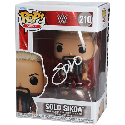 Solo Sikoa WWE Autographed Fanatics Authentic #210 Funko Pop! Figurine 