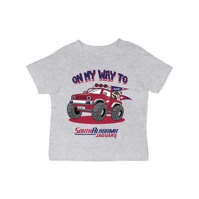 South Alabama Jaguars Vive La Fete Infant On My Way T-Shirt - Gray