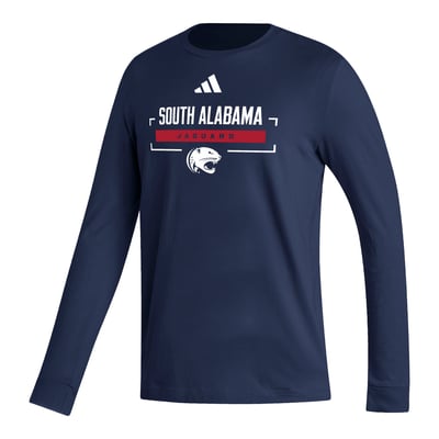 South Alabama Jaguars adidas Fresh Long Sleeve T-Shirt - Navy
