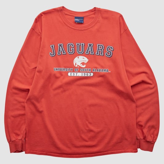 South Alabama Jaguars MV Sport 2000s Long Sleeve T-shirt - Red - M by Fanatics Real Vintage