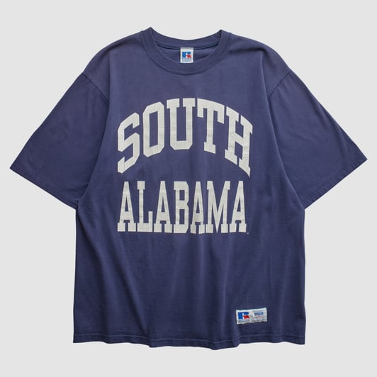 South Alabama Jaguars Russell 90s T-shirt - Navy - M by Fanatics Real Vintage