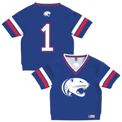 South Alabama Jaguars GameDay Greats Toddler Lightweight Collegiate Football Fashion Jersey - Blue