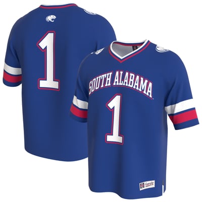 South Alabama Jaguars GameDay Greats Unisex Lightweight Collegiate Football Fashion Jersey - Navy