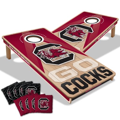 South Carolina Gamecocks Fanpoint 2' x 4' Slogan Series Cornhole Game with Bags