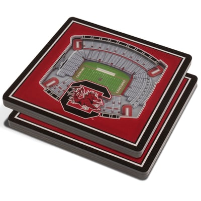 South Carolina Gamecocks Fanpoint 3D StadiumView Coasters
