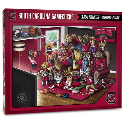 South Carolina Gamecocks Fanpoint Purebred Fans 18'' x 24'' A Real Nailbiter 500-Piece Puzzle