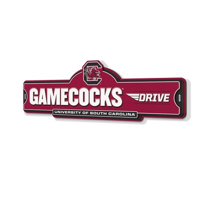 South Carolina Gamecocks IDNA 3D Street Sign