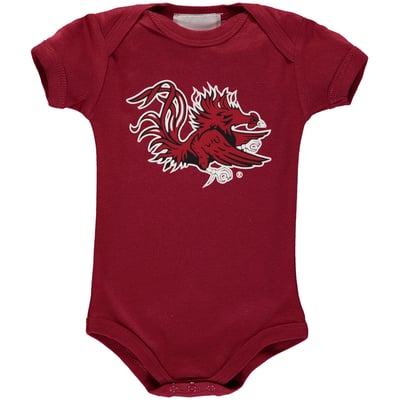 South Carolina Gamecocks Two Feet Ahead Infant Big Logo Bodysuit - Garnet
