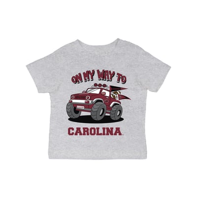 South Carolina Gamecocks Vive La Fete Infant On My Way T-Shirt - Gray