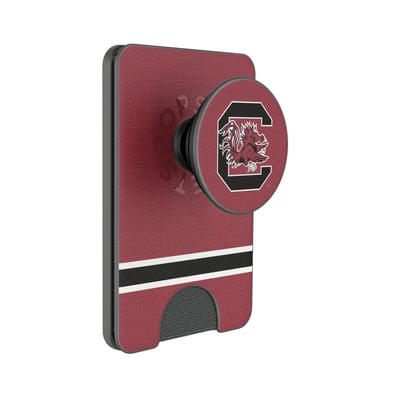 South Carolina Gamecocks Keyscaper Stripe PopSockets Magnetic Wallet