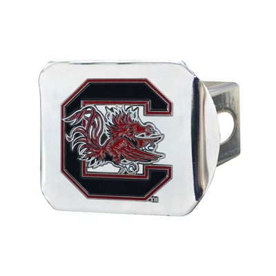 South Carolina Gamecocks Logo Brands Chrome Hitch Cover