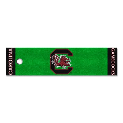 South Carolina Gamecocks Logo Brands Putting Green Mat
