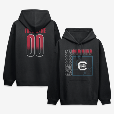 South Carolina Gamecocks  Home Court Pop Personalized Any Name & Number Hoodie - Black