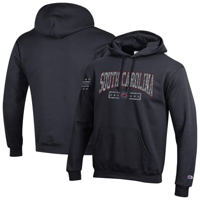 South Carolina Gamecocks Champion Operation Hat Trick Camo Script Powerblend Fleece Hoodie - Black