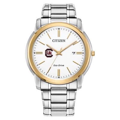 South Carolina Gamecocks Citizen Watch Eco-Drive Two-Tone Steel Watch