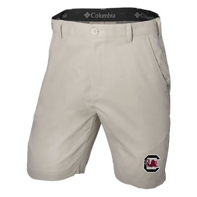  South Carolina Gamecocks Columbia Omni-Wick Lie Angle Shorts - Tan