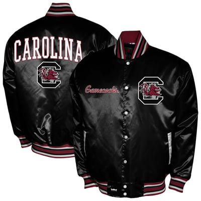 South Carolina Gamecocks Franchise Club Satin Full-Snap Jacket - Black