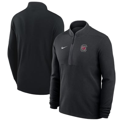 South Carolina Gamecocks Nike Coaches Basketball Victory Dri-FIT Quarter-Zip Pullover - Black