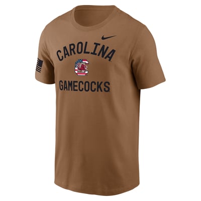 South Carolina Gamecocks Nike 2026 Military Appreciation Dri-FIT T-Shirt - Brown
