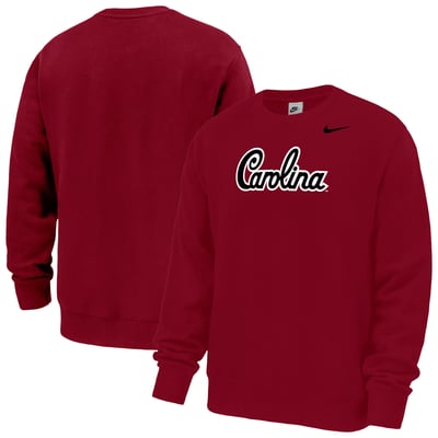 South Carolina Gamecocks Nike School Logo Club Fleece Sweatshirt - Garnet