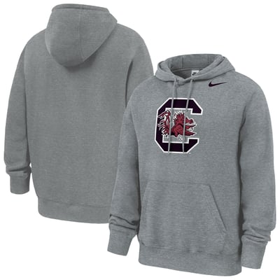 South Carolina Gamecocks Nike Club Fleece Hoodie - Gray