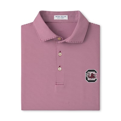  South Carolina Gamecocks Peter Millar Jubilee Performance Jersey Polo - Garnet
