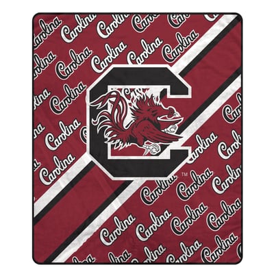South Carolina Gamecocks Pegasus 60" x 70" Diagonal Lined Wordmark Ultra Soft Blanket