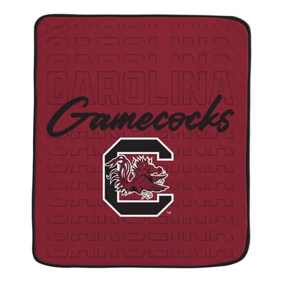 South Carolina Gamecocks Pegasus Echo Script Fade 50" x 60" Ultra Soft Throw Blanket
