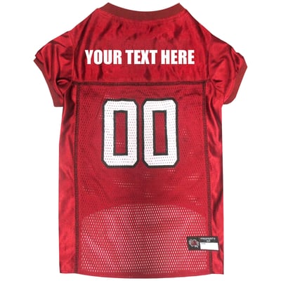 South Carolina Gamecocks Pets First Personalized Pet Jersey - Garnet